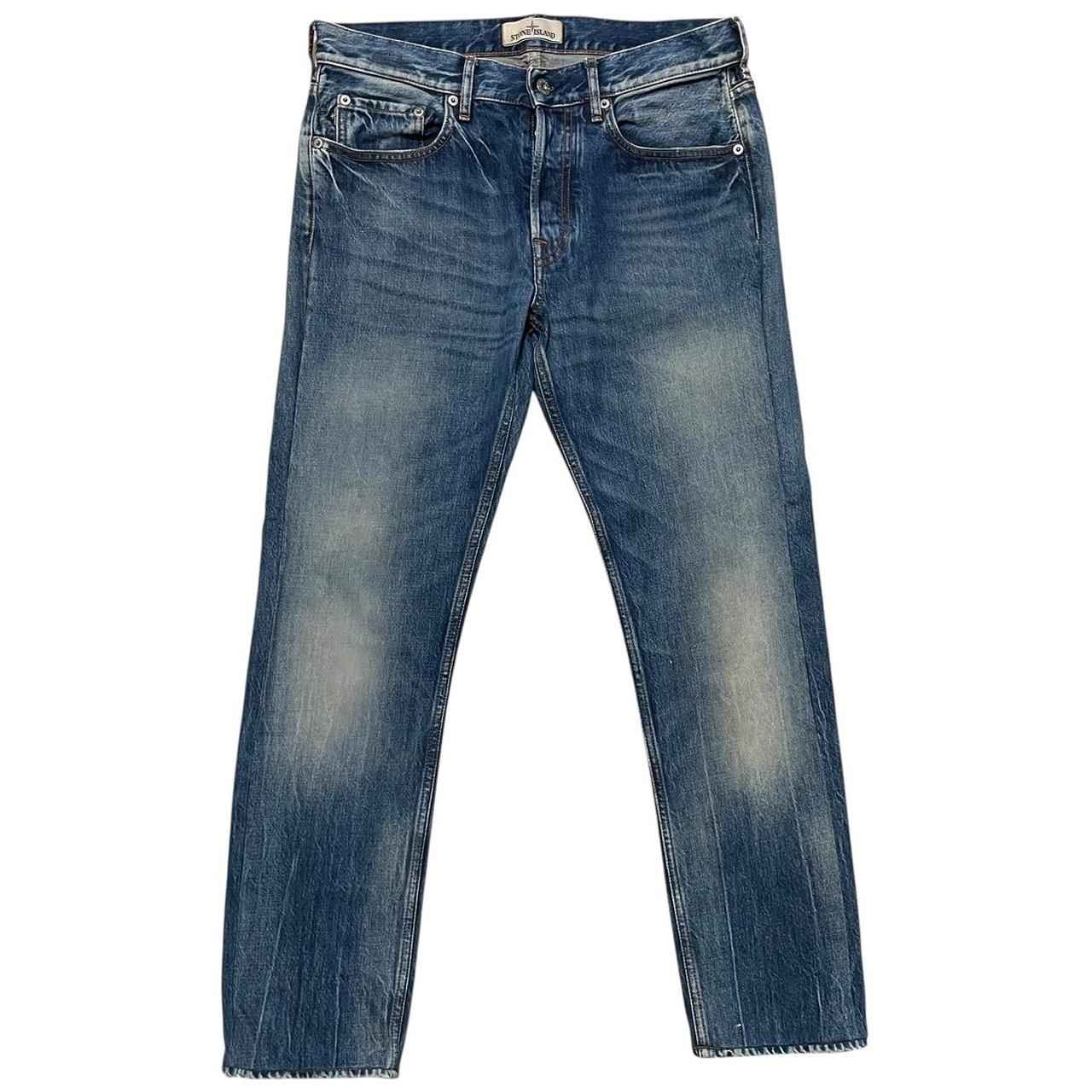 Stone Island AW 2014 Blue Slim Fit Denim Jeans