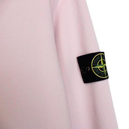 Stone Island SS 2024 Pink Cotton Hoodie Jumper