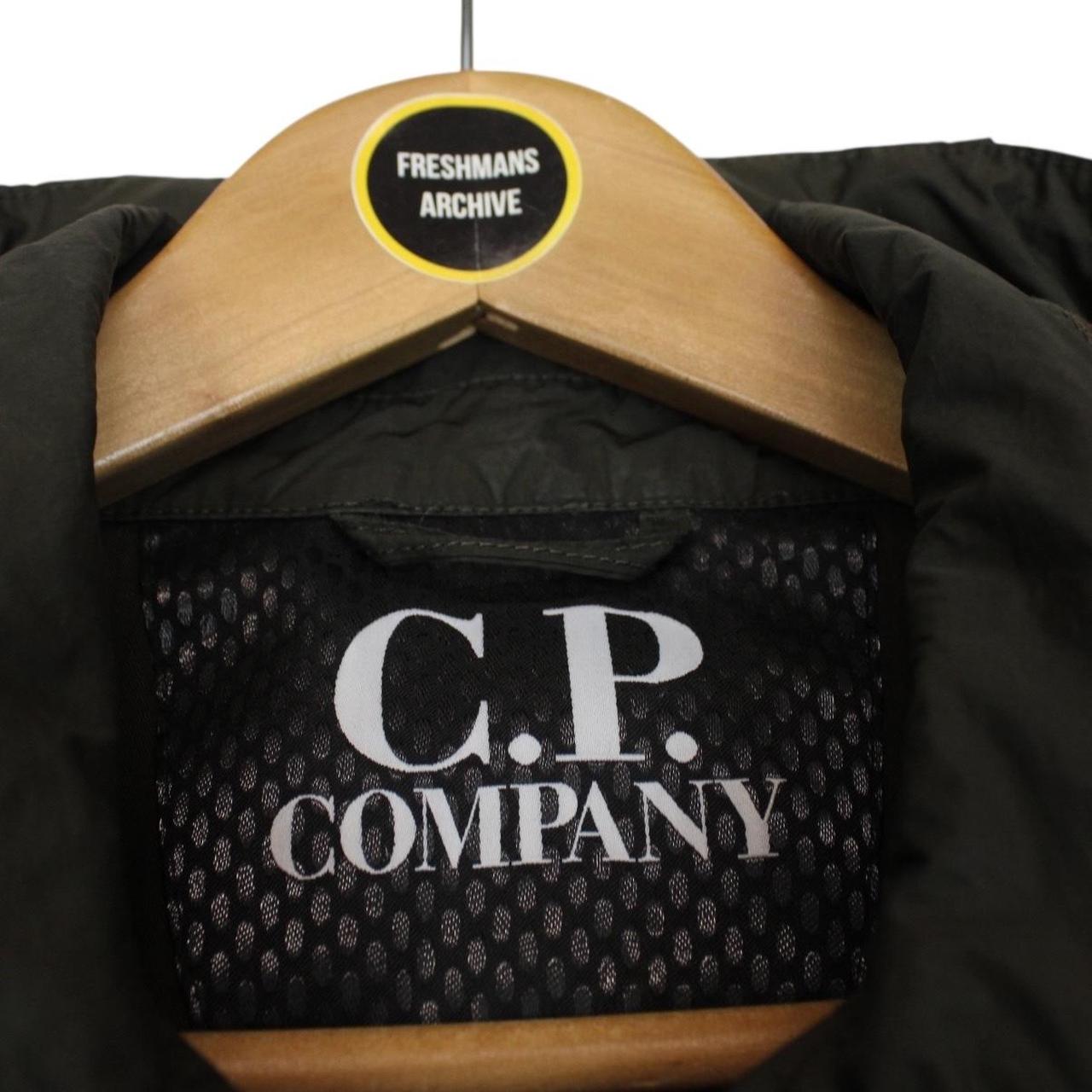 CP Company Micro-M Khaki Green Full Zip Goggle Jacket