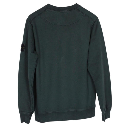 Stone Island AW 2022 Dark Green Cotton Sweatshirt Jumper