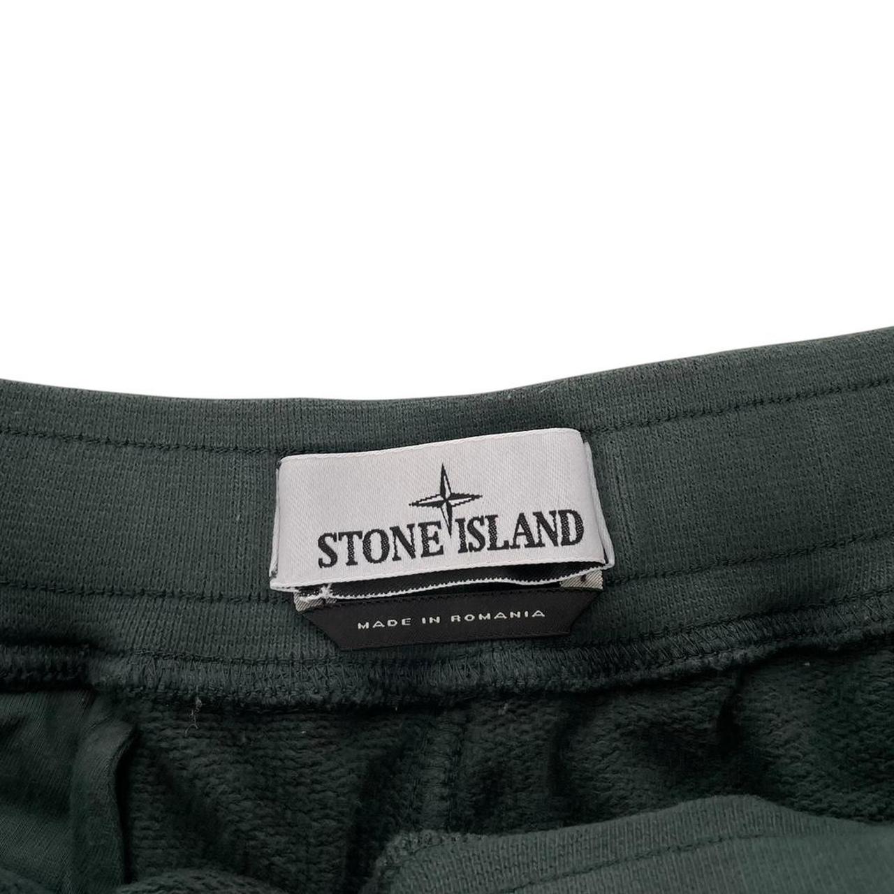 Stone Island AW 2022 Green Cotton Jogger Shorts