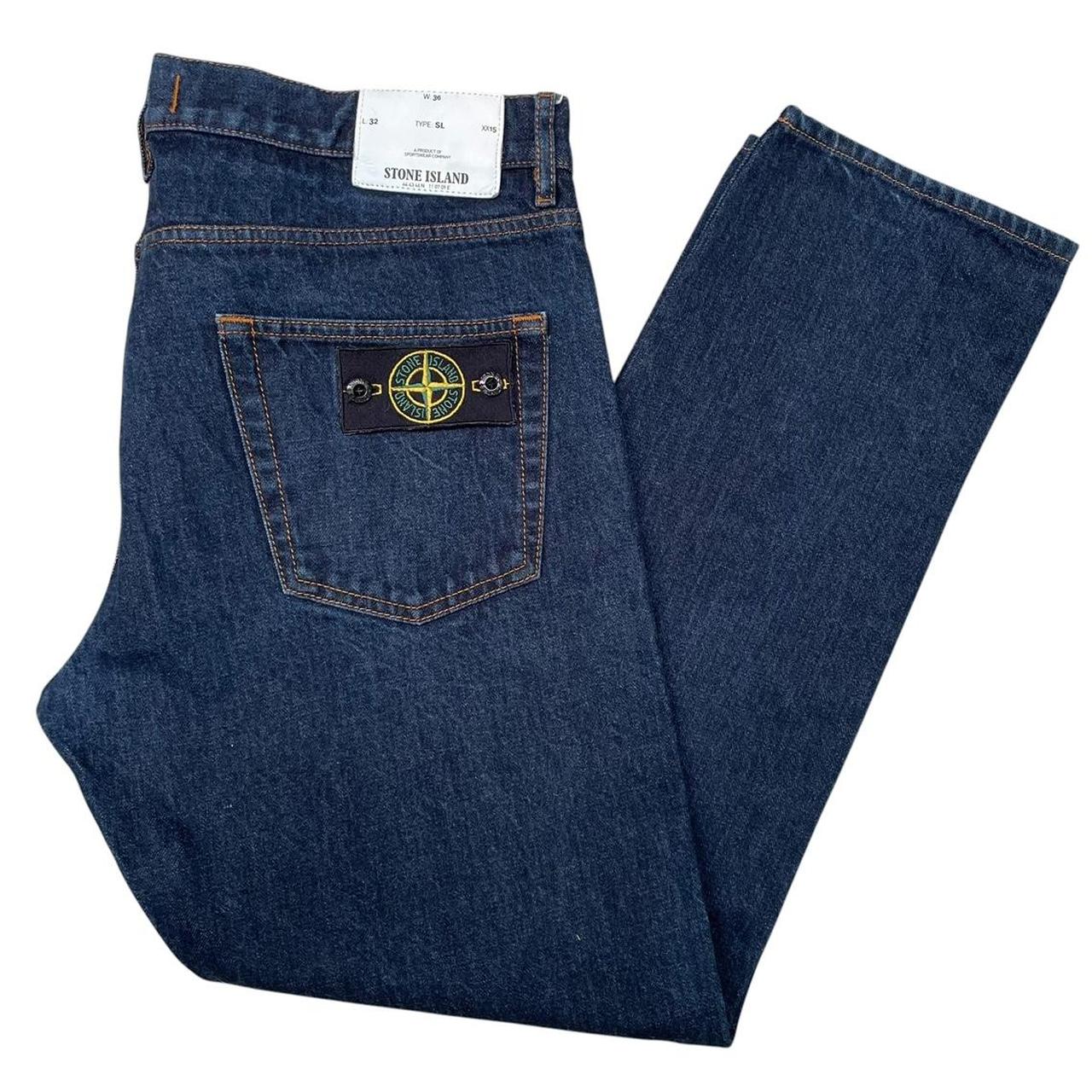 Stone Island AW 2018 Blue Slim Fit Denim Jeans