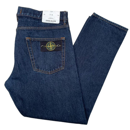 Stone Island AW 2018 Blue Slim Fit Denim Jeans