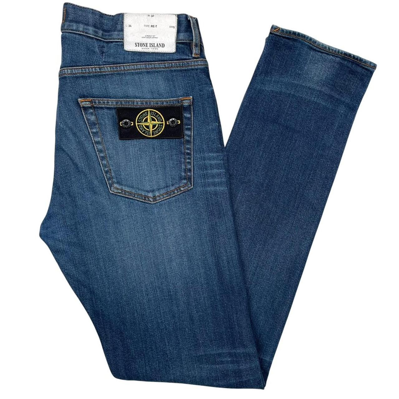 Stone Island AW 2016 Blue RE-T Fit Denim Jeans