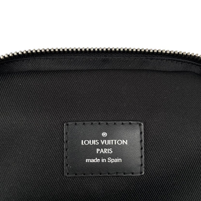 Louis Vuitton duffel bag graphite damier canvas with logo and light signs of use.