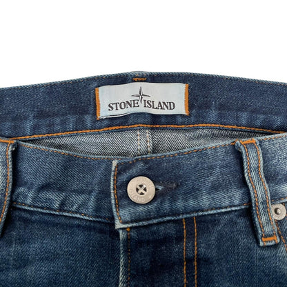 Stone Island AW 2016 Navy Blue Skinny Fit Denim Jeans