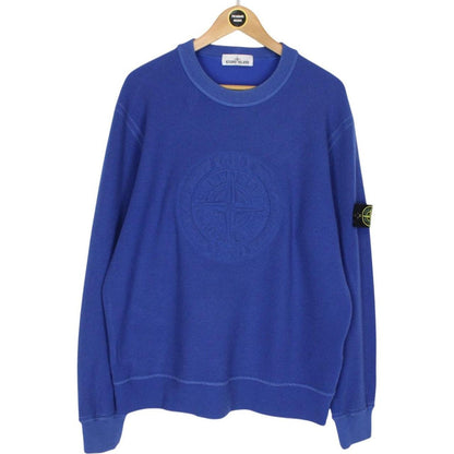 Stone Island AW 2014 Blue Wool Blend Knit Jumper