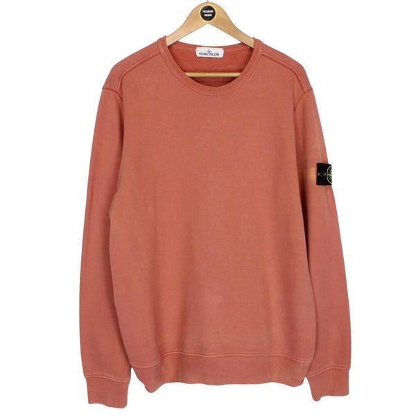 Stone Island AW 2019 Orange Cotton Sweatshirt Jumper