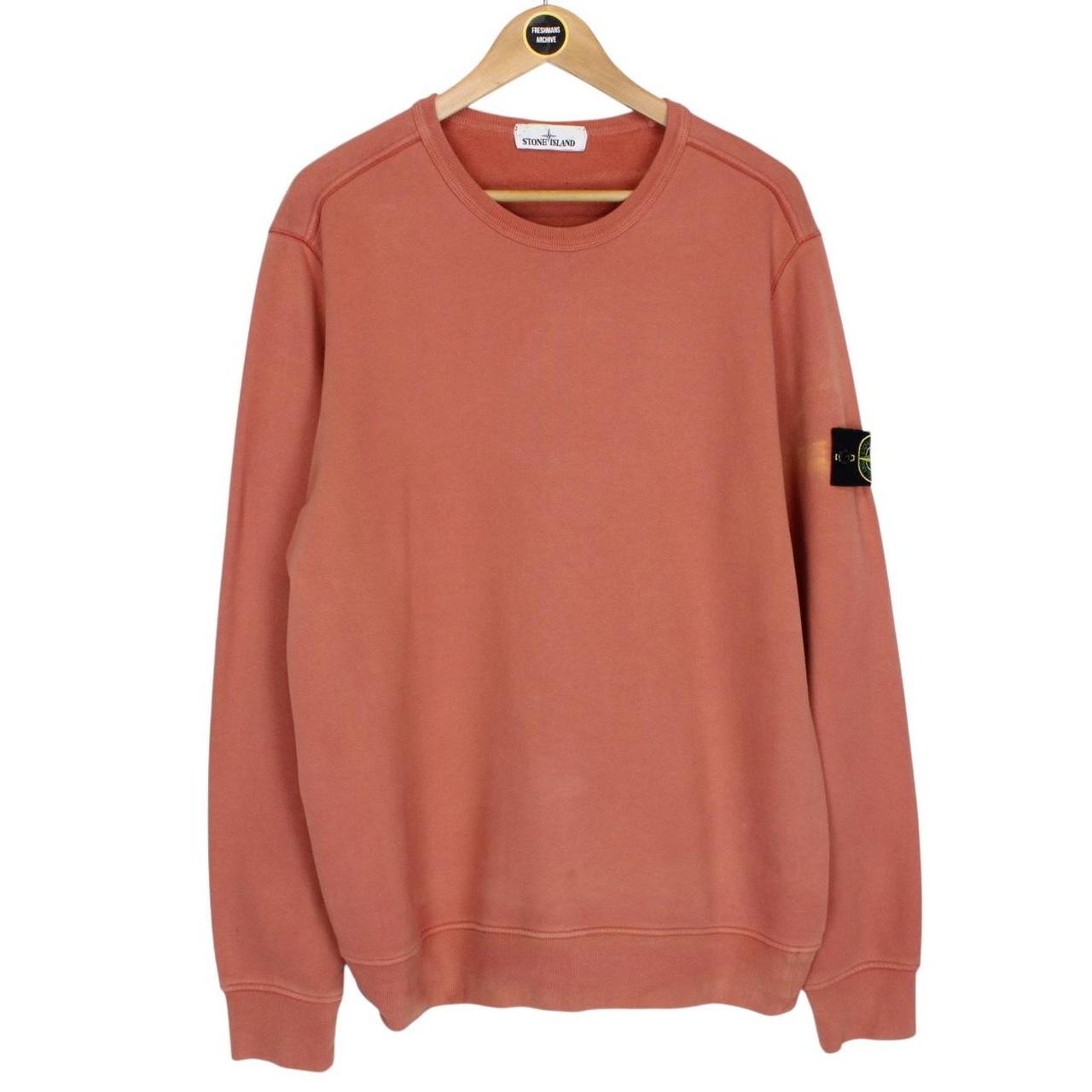 Stone Island AW 2019 Orange Cotton Sweatshirt Jumper