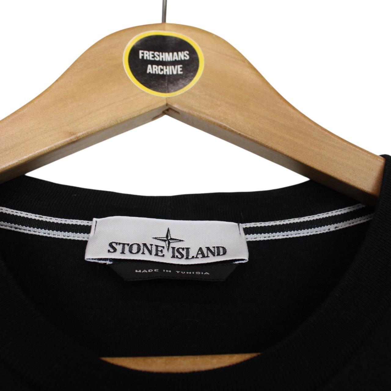 Stone Island SS 2023 Black Short Sleeve Compass T-Shirt