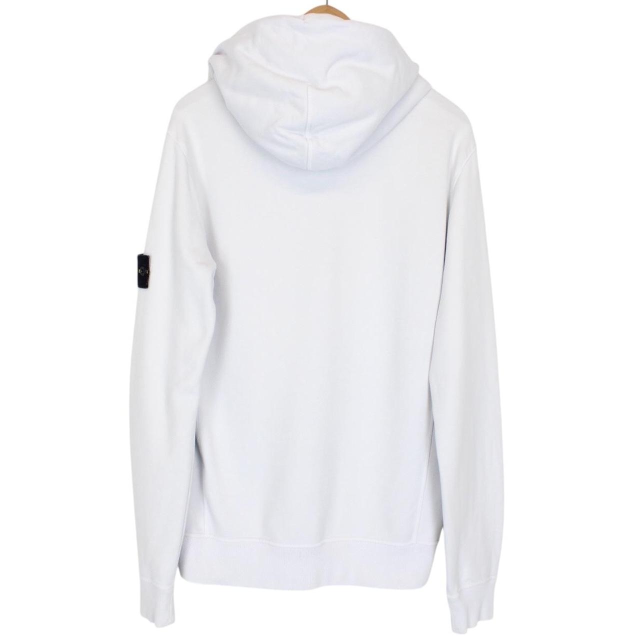 Stone Island AW 2018 Light Blue Cotton Hoodie Jumper