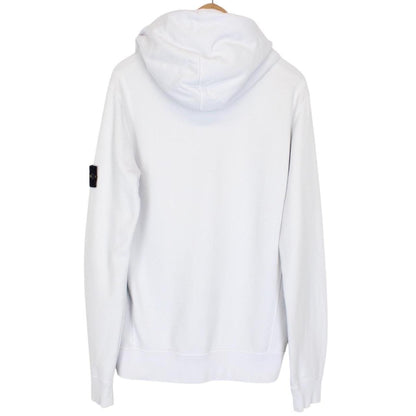 Stone Island AW 2018 Light Blue Cotton Hoodie Jumper