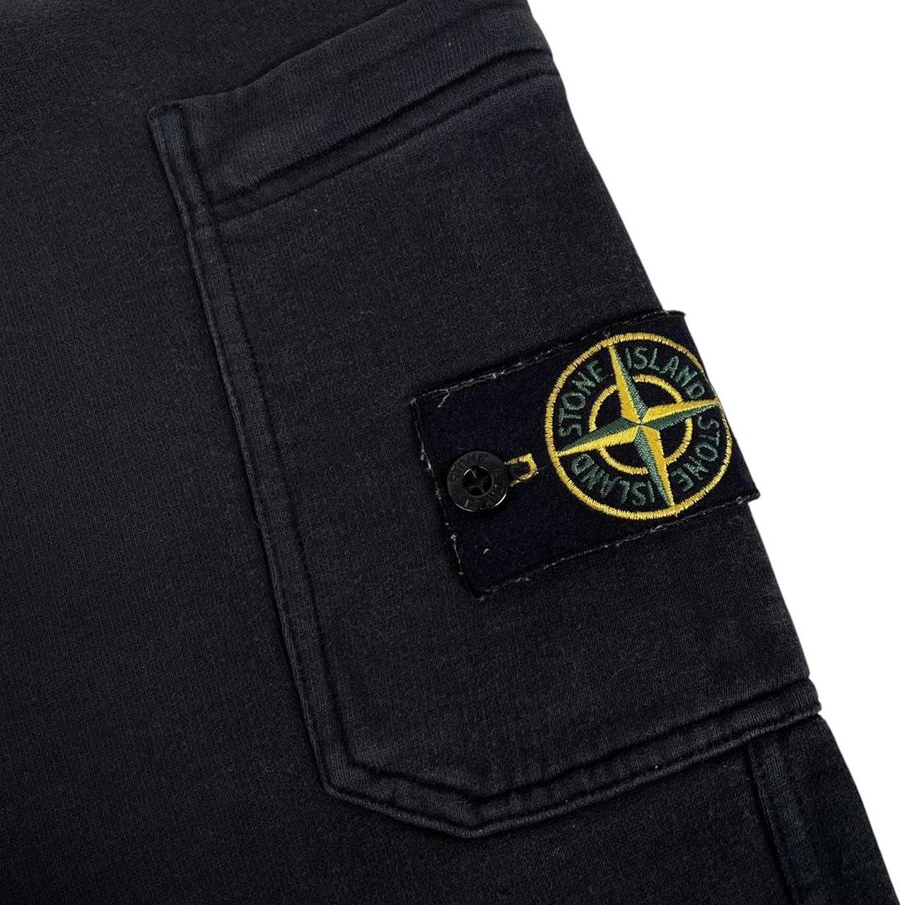 Stone Island Black Cotton Tracksuit Bottoms / Joggers
