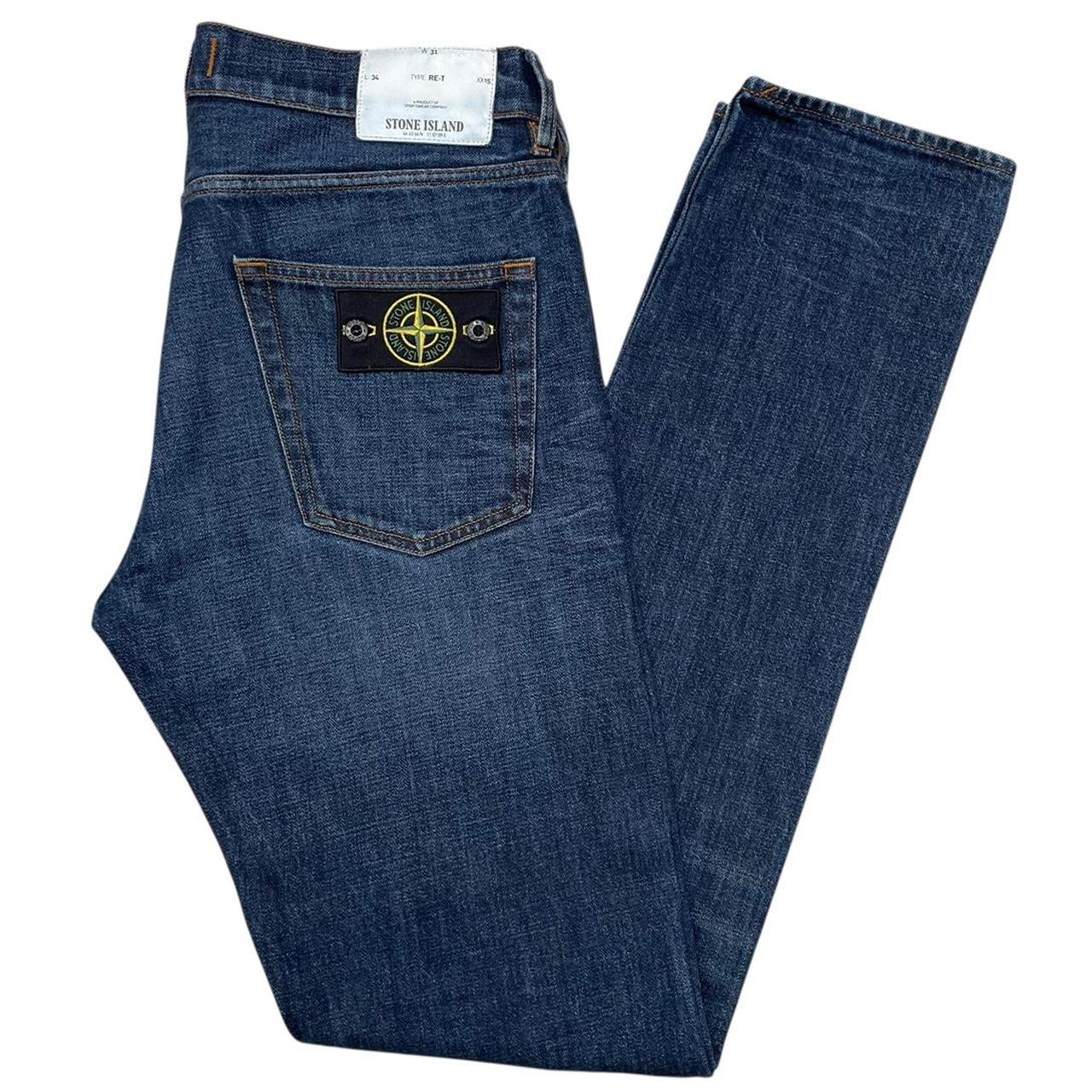 Stone Island SS 2015 Navy Blue RE-T Fit Denim Jeans