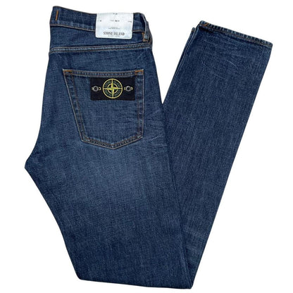 Stone Island SS 2015 Navy Blue RE-T Fit Denim Jeans