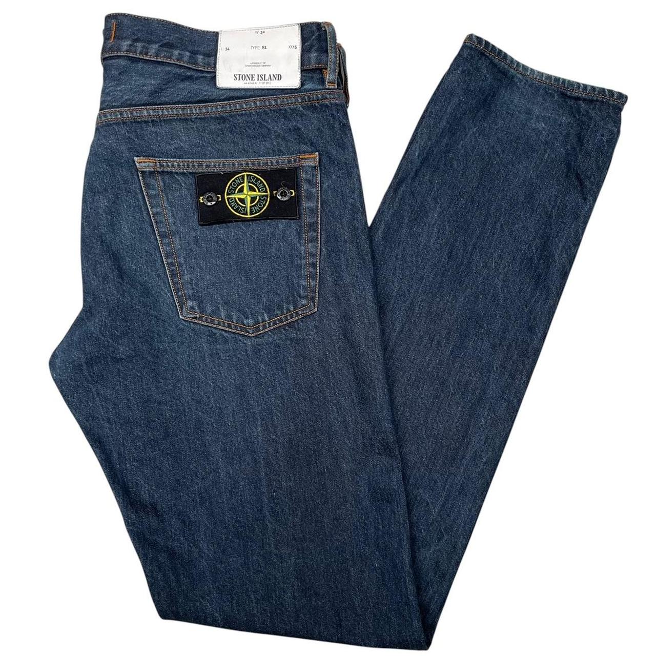 Stone Island AW 2014 Blue Slim Fit Denim Jeans