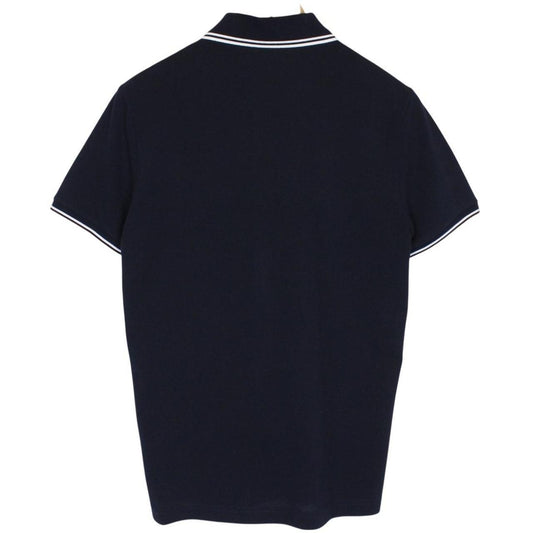Moncler Maglia Manica Corta Black Short Sleeve Polo Shirt