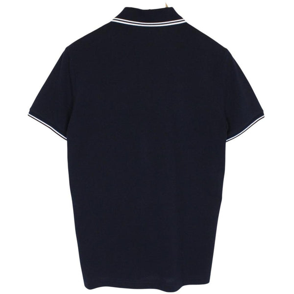 Moncler Maglia Manica Corta Black Short Sleeve Polo Shirt