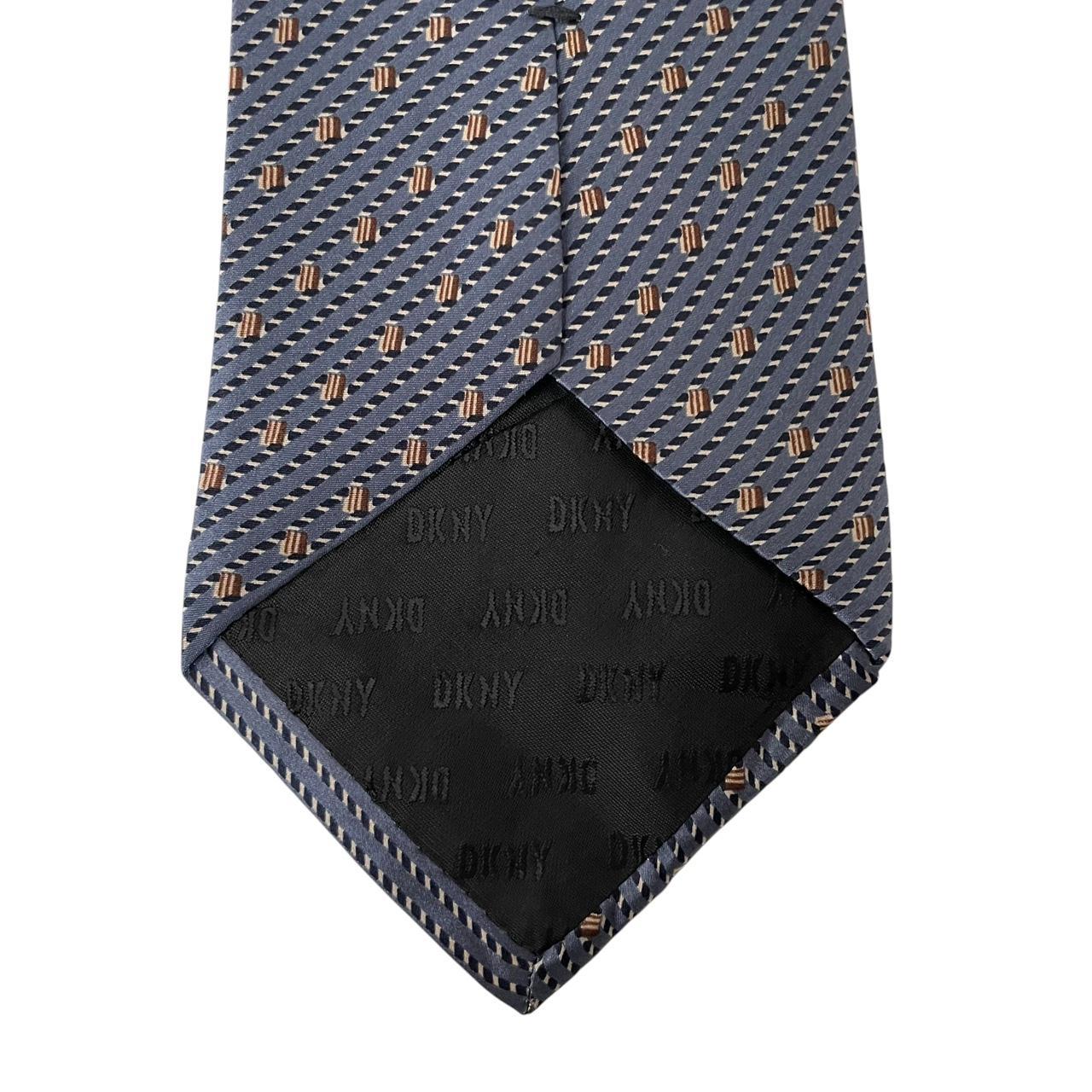 Vintage DKNY Blue Silk Tie