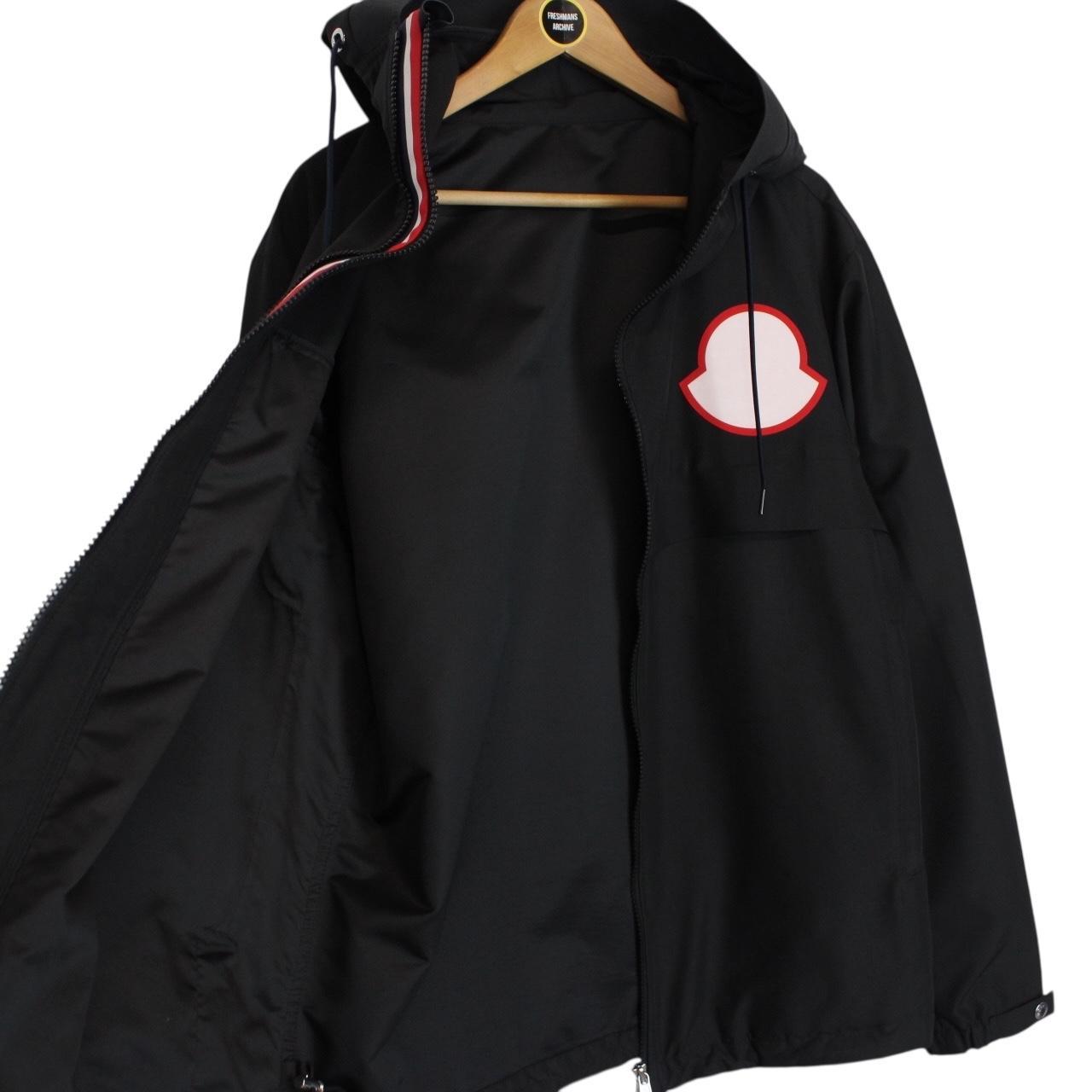 Moncler Montreal Black, White and Red Full Zip Hooded Jacket