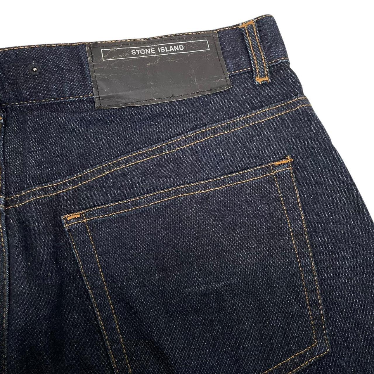 Vintage Stone Island Denims SS 2001 Navy Blue Straight Leg Fit Denim Jeans