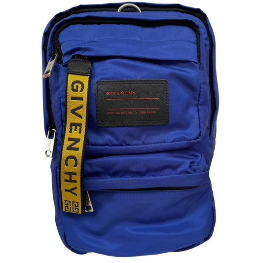 Givenchy UT3 Blue and Black Nylon Sling Bag