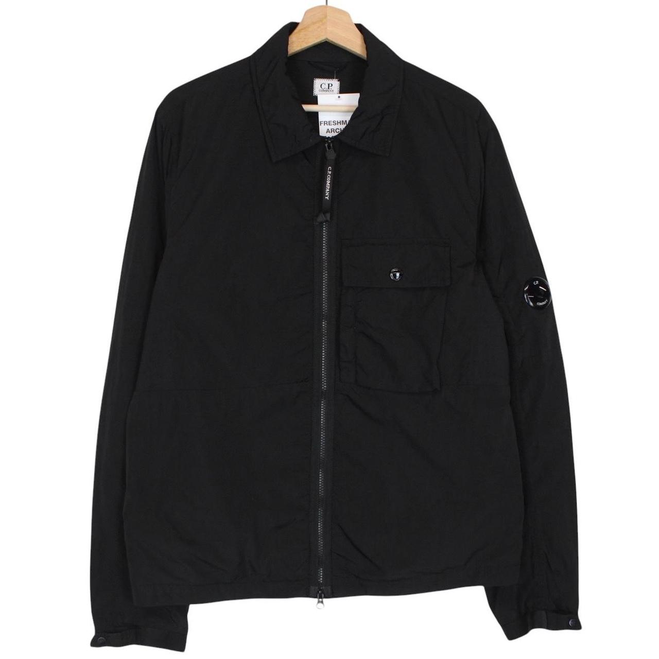 CP Company Black Chrome Nylon Lens Overshirt Jacket