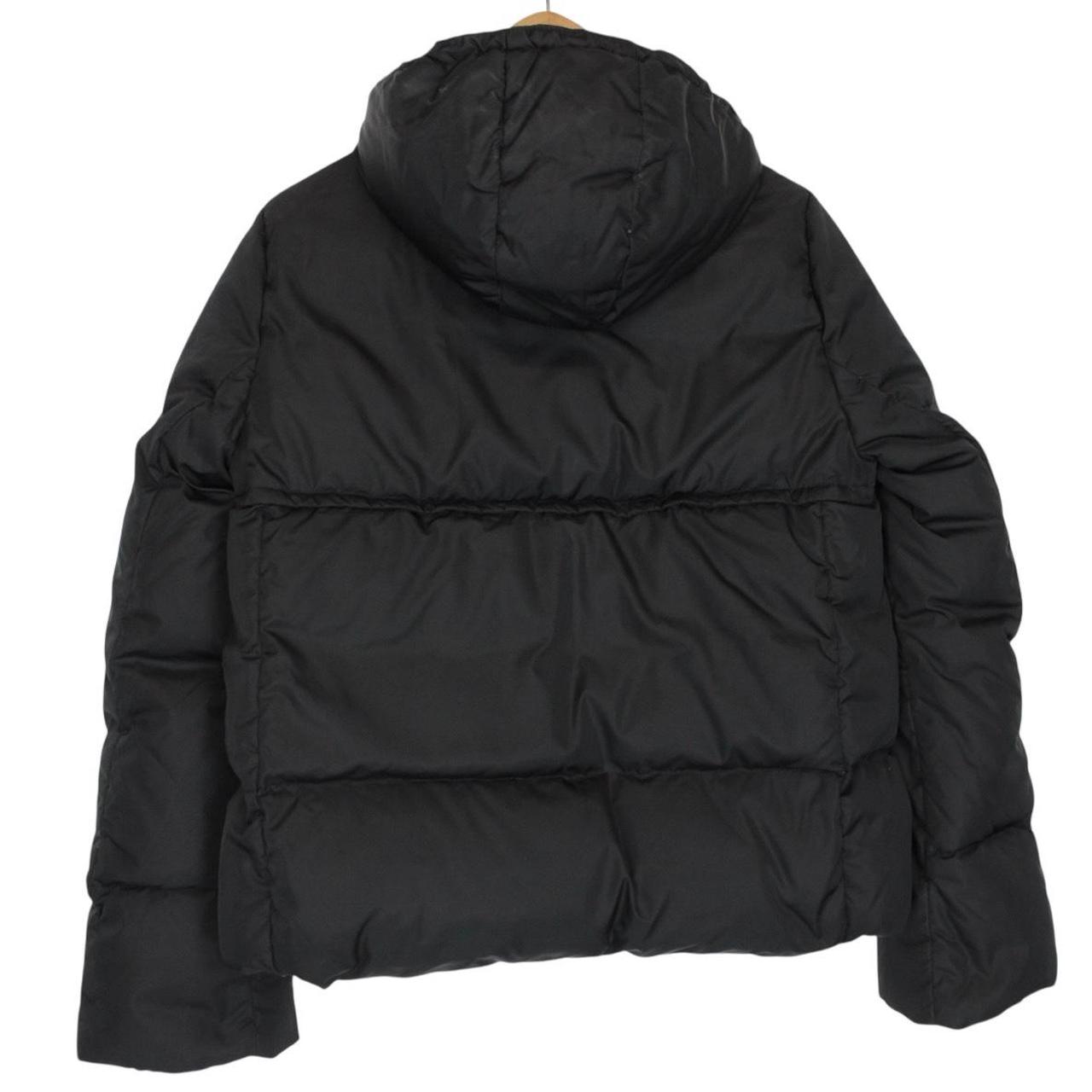 Moncler Amaryllis Black Full Zip Hooded Down Jacket