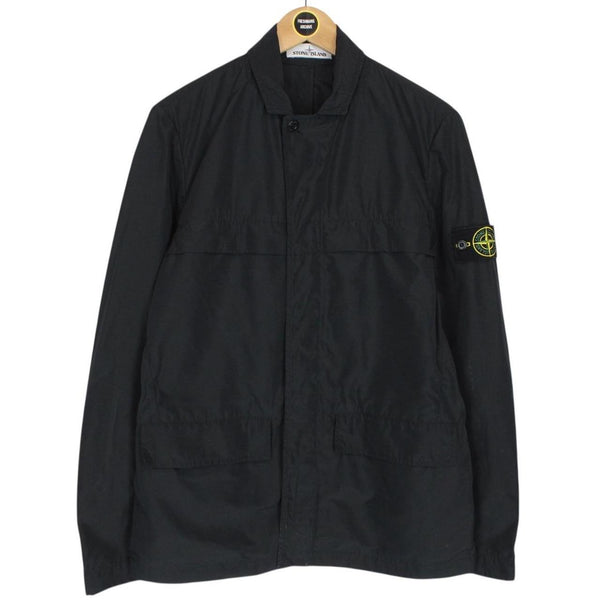 Stone Island SS 2020 Black Micro Reps Nylon Jacket