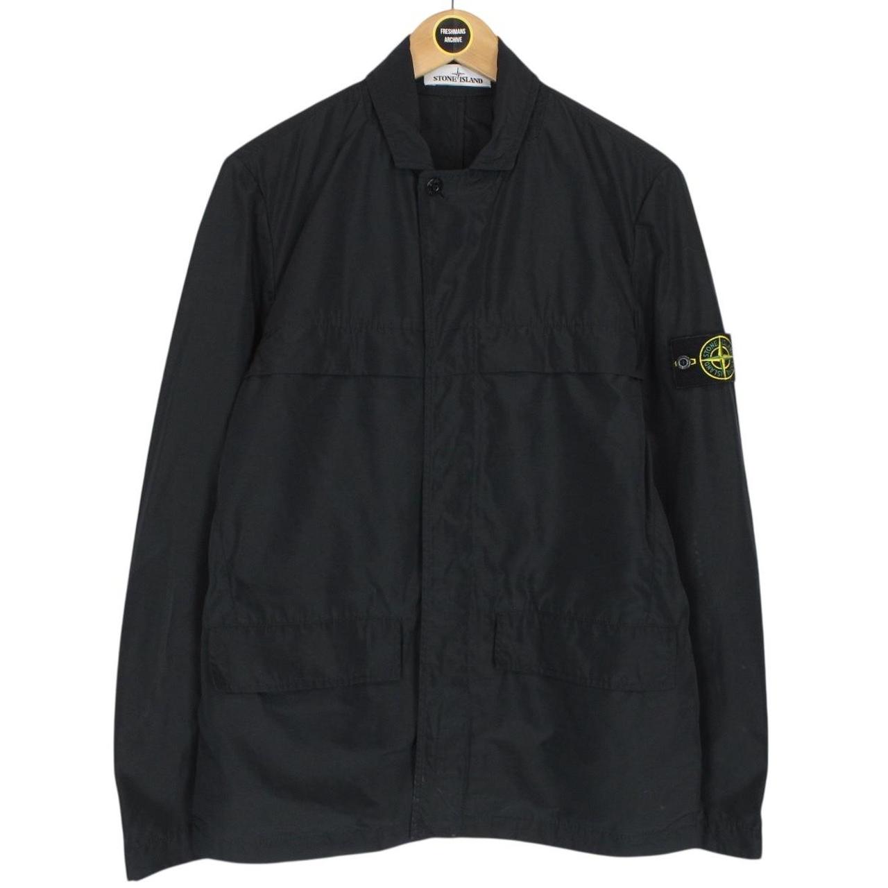 Stone Island SS 2020 Black Micro Reps Nylon Jacket