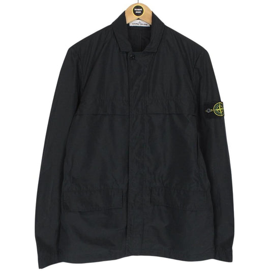 Stone Island SS 2020 Black Micro Reps Nylon Jacket