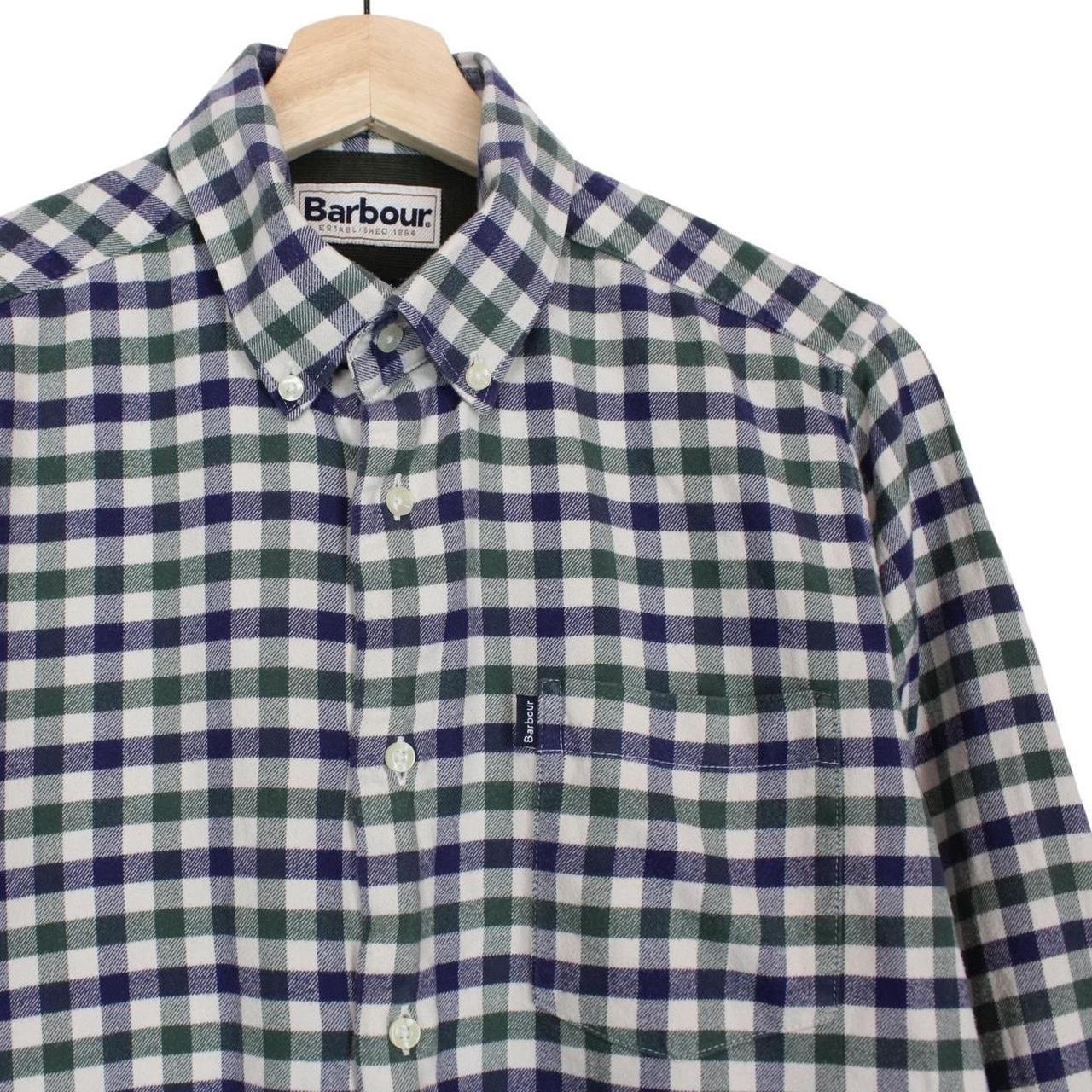 Barbour Multicoloured Check Long Sleeve Cotton Shirt
