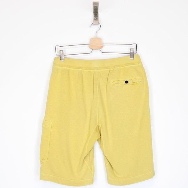 Stone Island SS 2018 Yellow Cotton Jogger Shorts