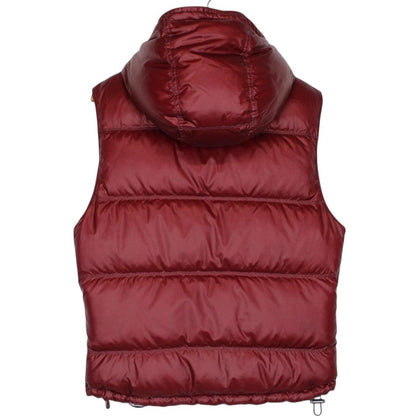 Burberry Brit Red Nova Check Nylon/Cotton Reversible Down Gilet / Bodywarmer