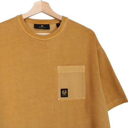 Belstaff Clifton Golden Oak Short Sleeve Cotton T-Shirt