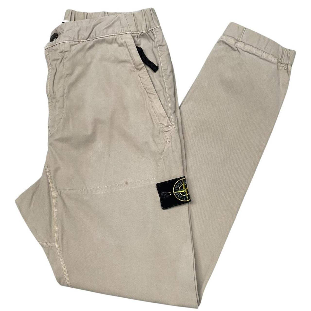 Stone Island AW 2018 Beige RE-T Fit Cargo Trousers