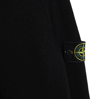 Stone Island AW 2020 Black Wool Knit Jumper