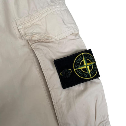 Stone Island SS 2013 Cream Slim Fit Cargo Trousers
