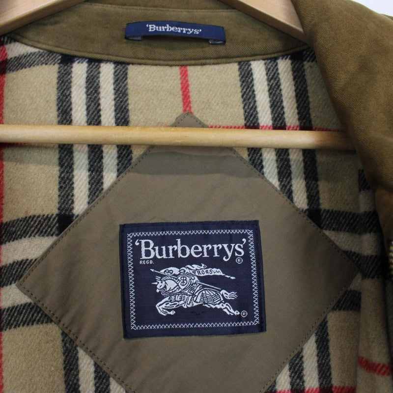 Vintage 90s Burberry Brown Nova Check Cotton Quilted Jacket