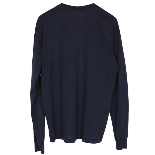 Stone Island AW 2020 Navy Blue Long Sleeve Compass T-Shirt