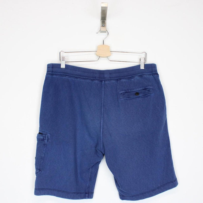 Stone Island SS 2016 Blue Cotton Jogger Shorts