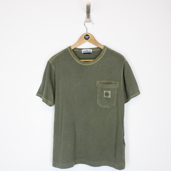 Stone Island SS 2020 Green Short Sleeve Compass T-Shirt