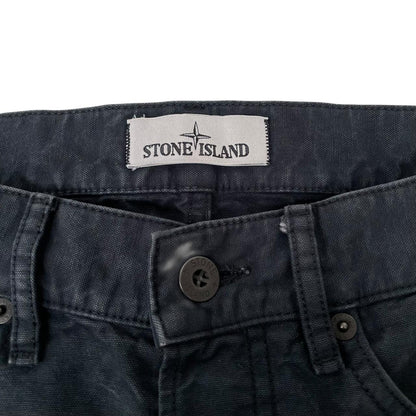 Stone Island AW 2014 Black Slim Fit Trousers
