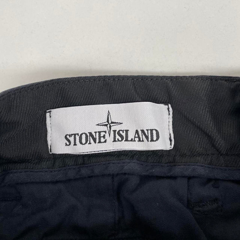 Stone Island SS 2021 Navy Blue RE-T Fit Cargo Trousers