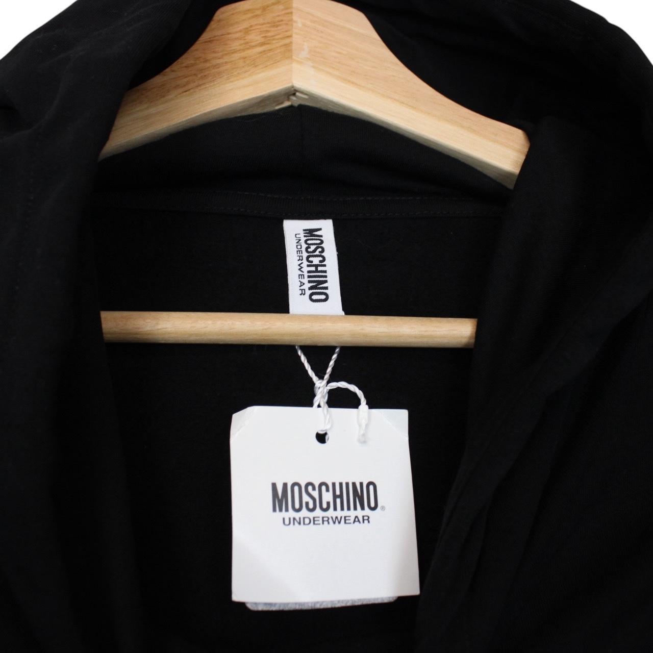 Moschino Underwear Black Tape OTH Logo Arm Hoodie Jumper