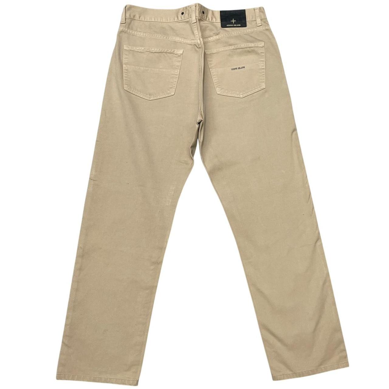 Vintage Stone Island Denims AW 1998 Beige Straight Leg Fit Jeans