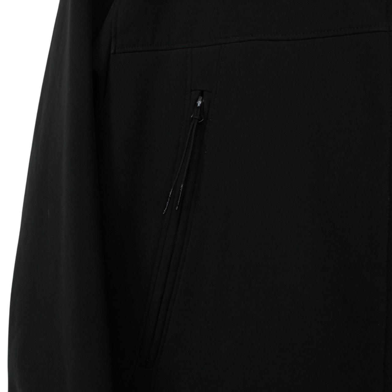 CP Company Black Full Zip Hooded Soft Shell Goggle Jacket