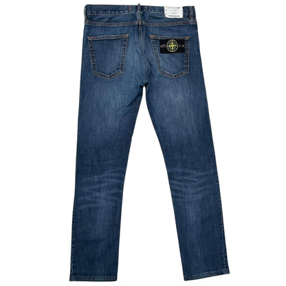 Stone Island AW 2014 Navy Blue Slim Fit Denim Jeans
