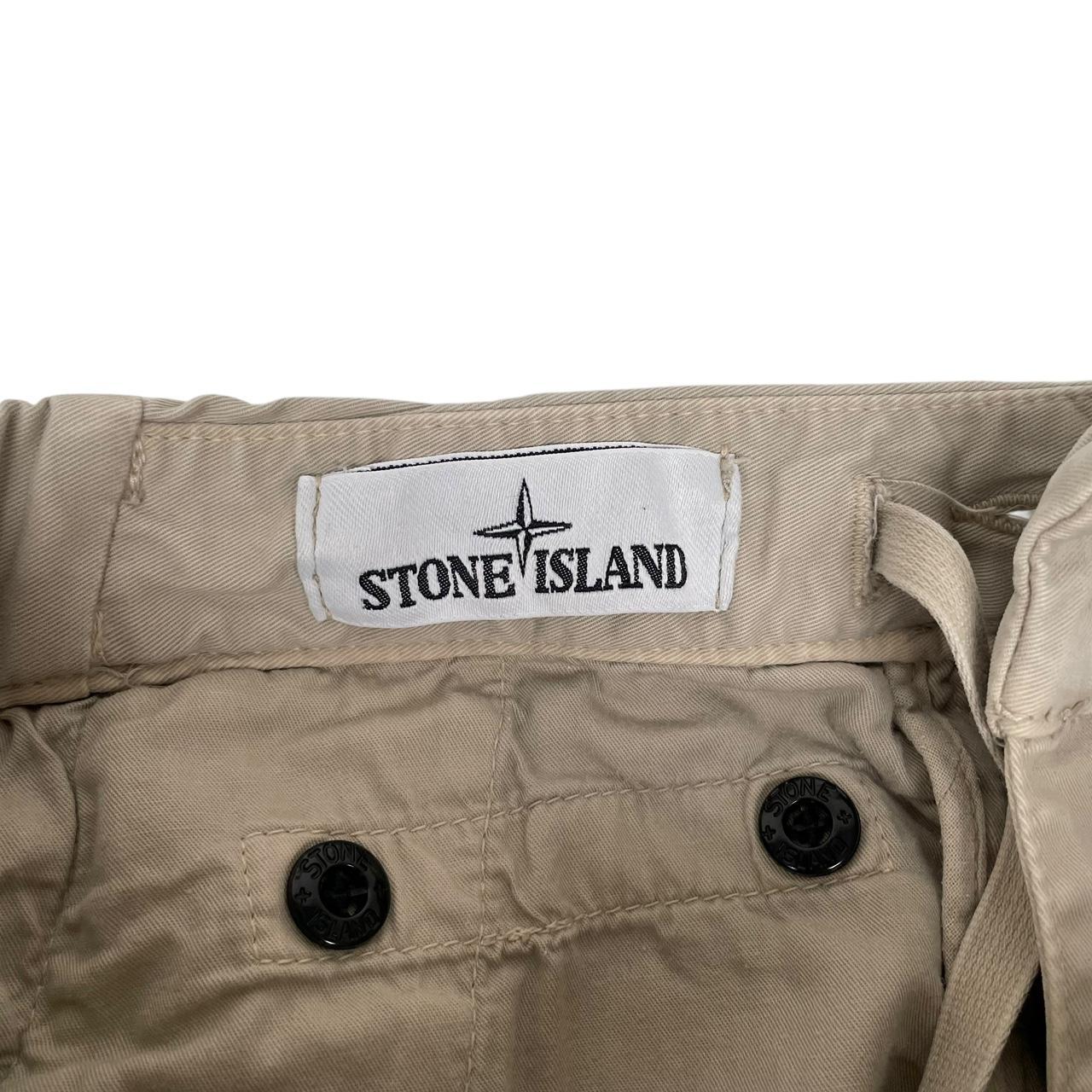 Stone Island AW 2018 Beige RE-T Fit Cargo Trousers