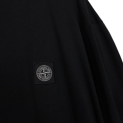Stone Island SS 2022 Black Short Sleeve Compass T-Shirt